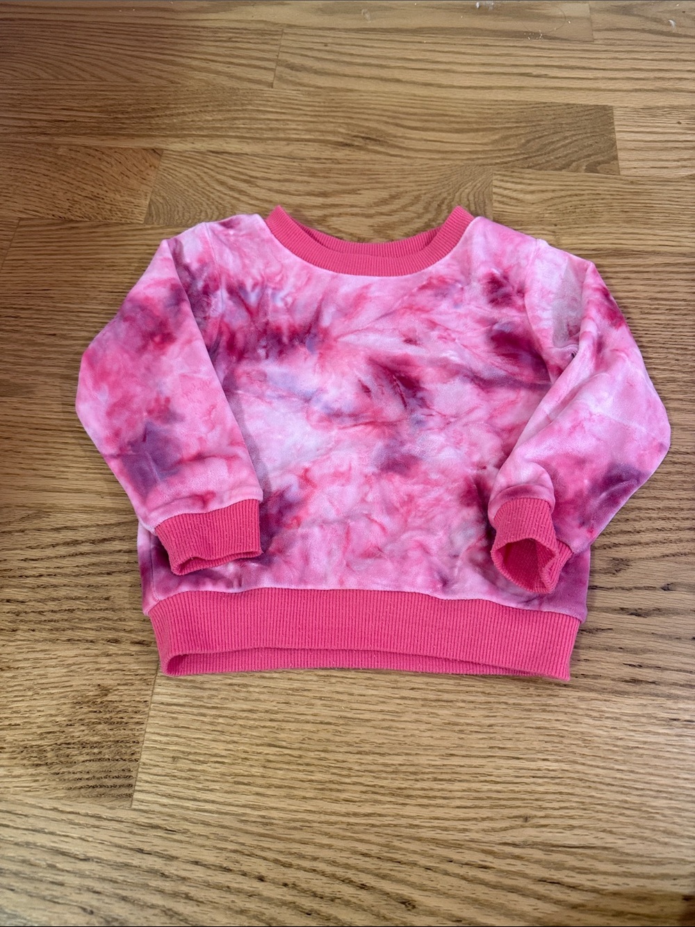 Splendid Pink Tie-Dye Kids Sweatshirt